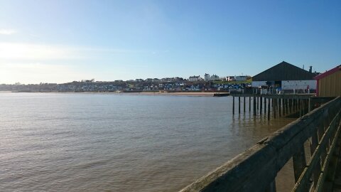 The view of SOUTHCLIFF from the end of the Pier